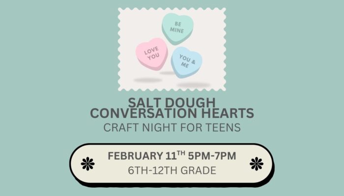 Salt Dough Conversation Hearts (website)